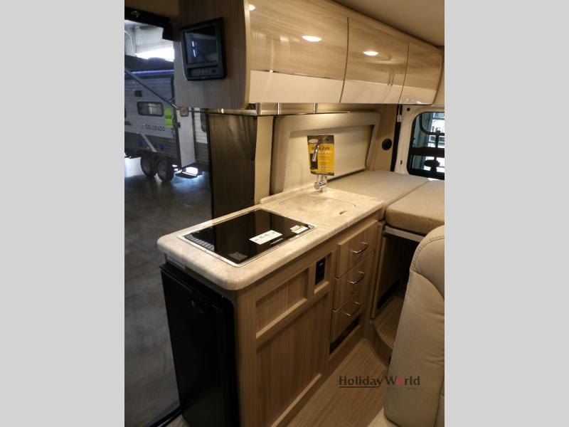 Kitchen in the Thor Motor Coach Scope